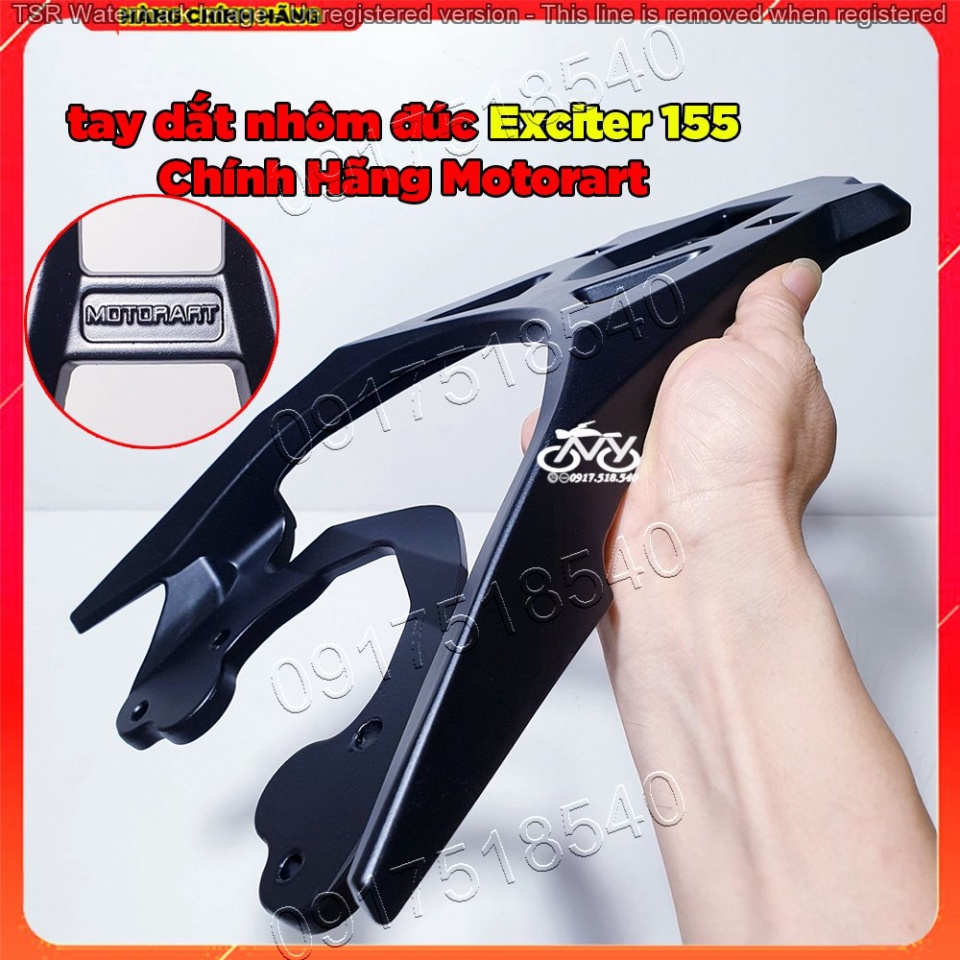 Tay Dắt Exciter 155 ( Ex 155 )  Nhôm Đúc Nguyên Khối Full Box Chính Hãng Motorart Ảnh thật Sp