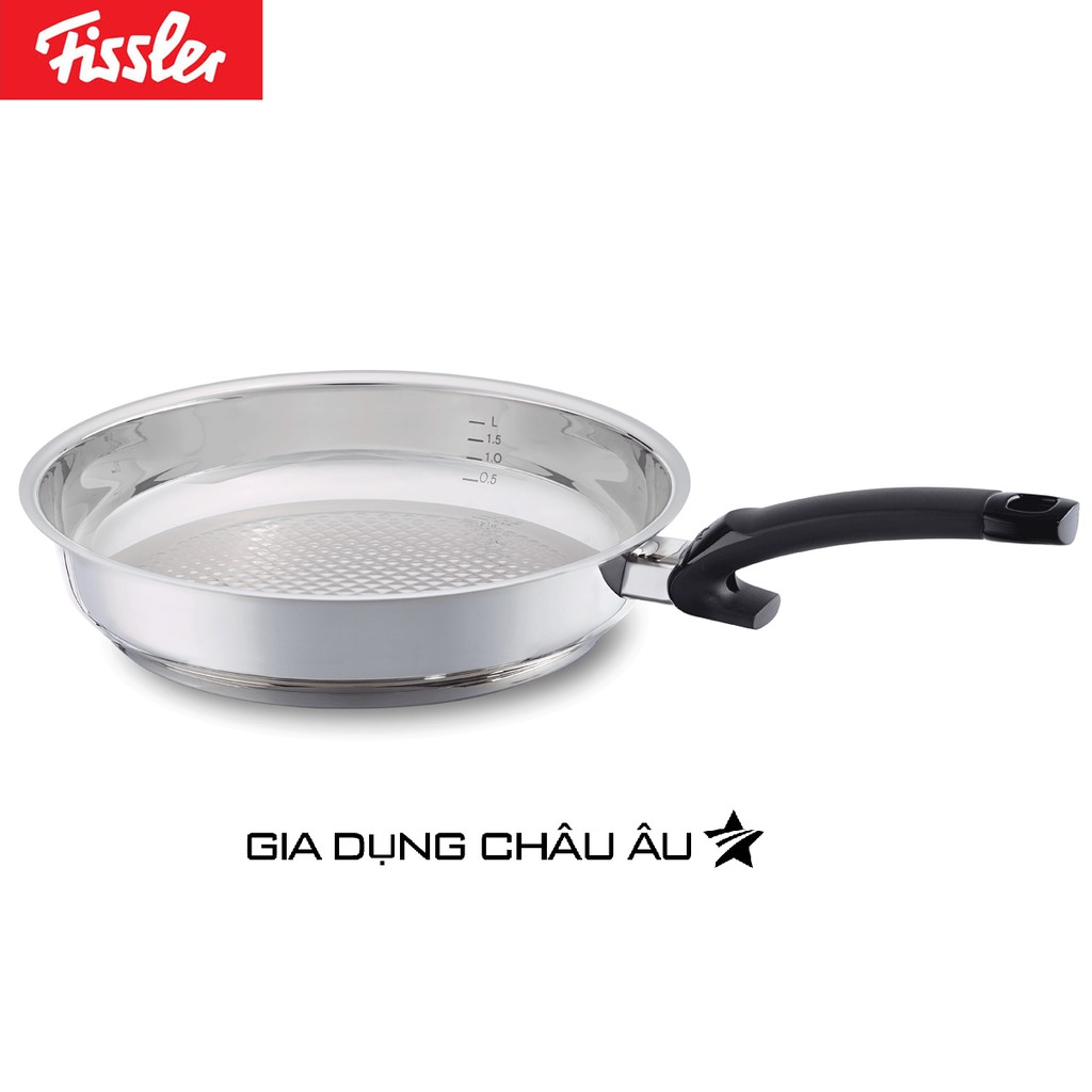 Chảo inox cao cấp Fissler Steelux Comfort - Crispy - 28cm - Hàng chính hãng 100%