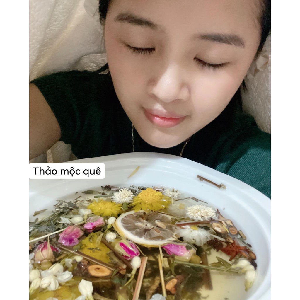 Thảo mộc xông mặt sau sinh Handmade