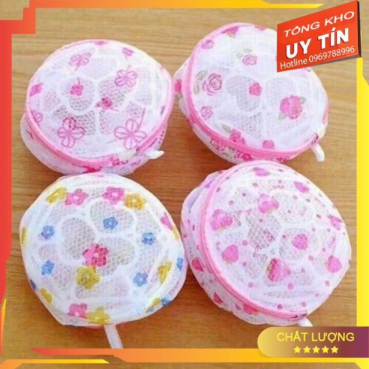 Combo 3 Túi Lưới Giặt Tròn Bảo Vệ Đồ Lót Tiện Ích