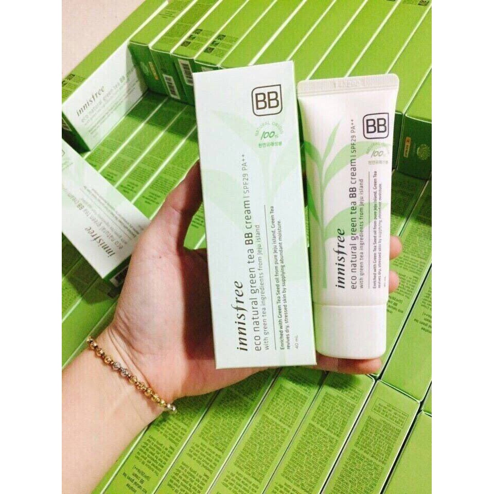 Kem BB trà xanh Innisfree Eco Natural Green Tea.