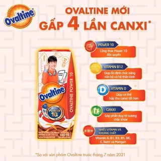 (HCM) Combo 2 lốc Sữa Thức Uống Lúa Mạch Ovaltine 180ml