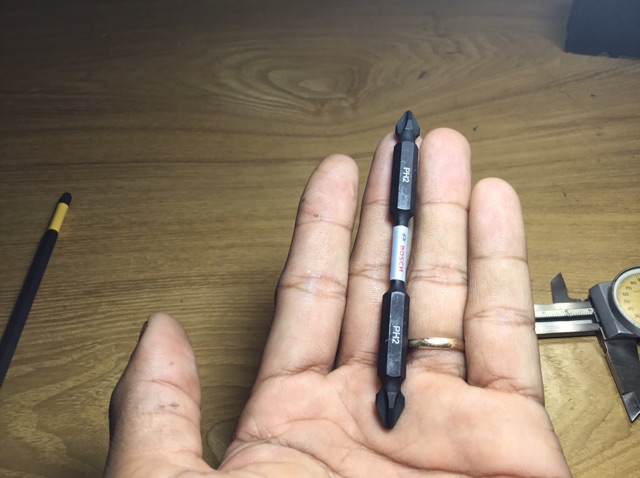 Mũi Vít BOSCH CHÍNH HÃNG Đuôi Ngắn Ph2-90mm