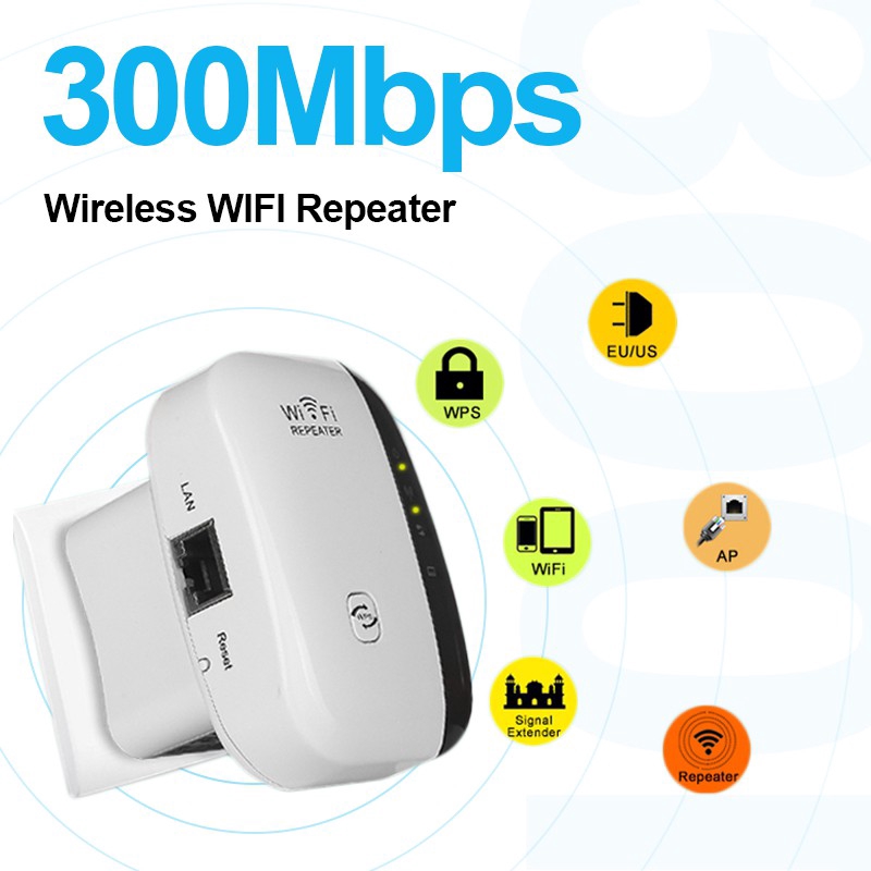 Thiết Bị Khuếch Đại Tín Hiệu Wifi Không Dây 300mbps