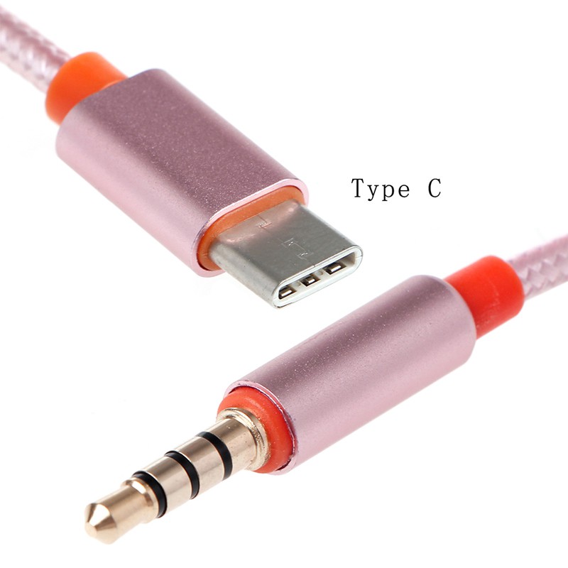 Cáp chuyển đổi đầu usb type-c sang jack audio AUX 3.5mm