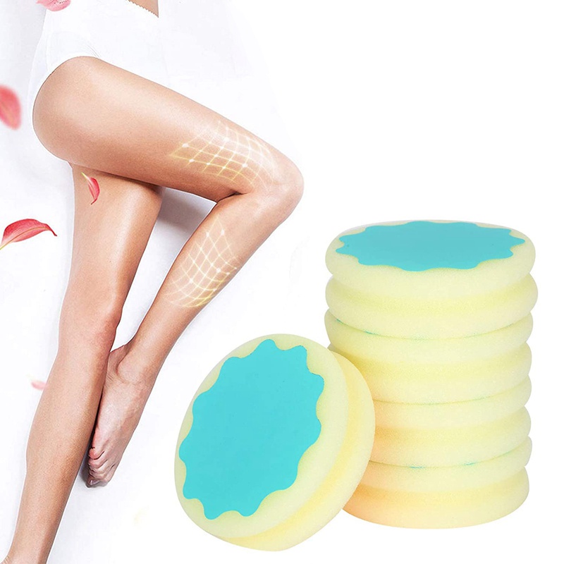 Set 5 Miếng Xốp Tẩy Lông Không Đau Có Thể Tái Sử Dụng