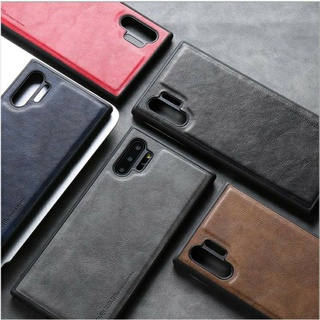 Ốp lưng da cho Samsung Note 10/ Note 10 Plus hiệu X-level Da Chính hãng
