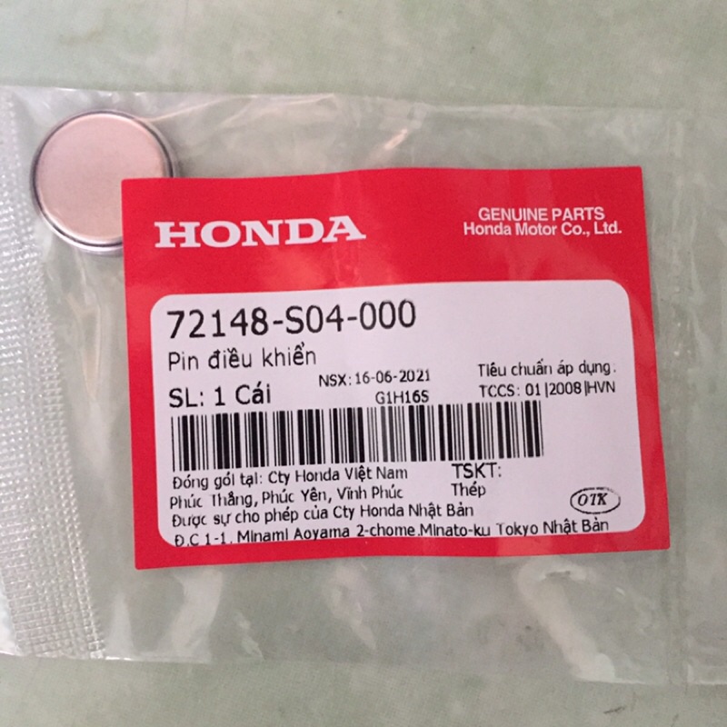 Pin chìa khoá smartkey cho sh winner x vision airblade vario chính hãng