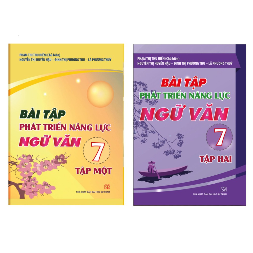 Sách - Bài tập phát triển năng lực học sinh môn ngữ văn lớp 7 (tập 1 + tập 2)