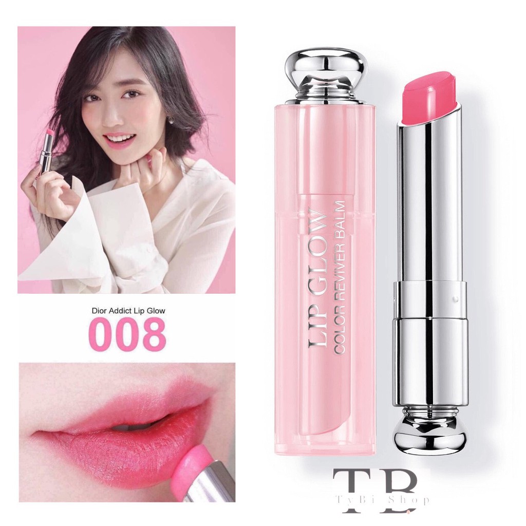 Son Dưỡng Dior Addict Lip Glow Màu 008 Ultra Pink ( TyBi Shop )