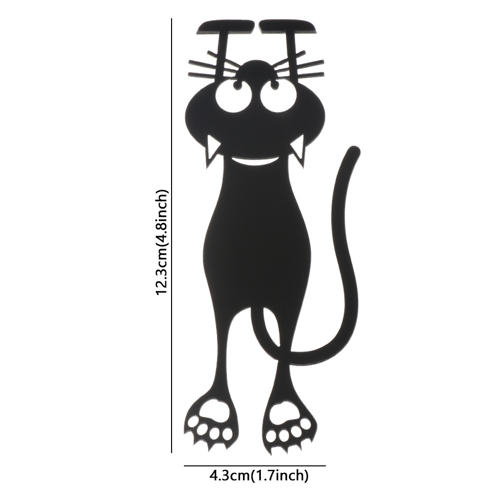 Kẹp đánh dấu trang sách bằng nhựa họa tiết hoạt hình 3d nhiều màu sắc