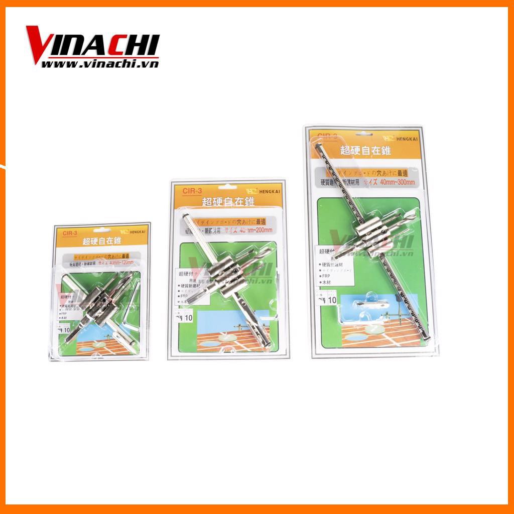 Bộ Cữ Khoét Lõi Gỗ Hengkai Chuyên Dùng Khoét lỗ tròn Khoét Được ván ép, gỗ cứng, ván mica, cao su, nhựa....