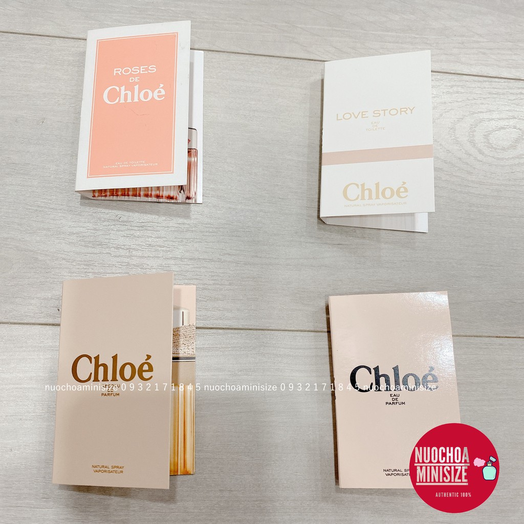 ❤ Vial Mẫu Thử Nước Hoa Chloé Rose - Love Story - Absolu - EDP 1.2ml