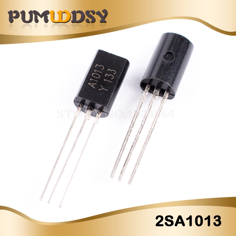 Bộ 50 2SA1013 TO92 A1013 TO-92 Transistor lưỡng cực- BJT Transistor PNP 160V 1A