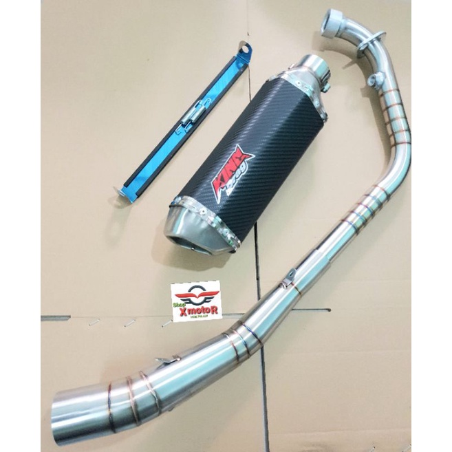 Pô KING DRAG lục giác full cổ cao cấp cho winer winer x sonic Exciter raider satria gsx wave sirius jupiter inox304