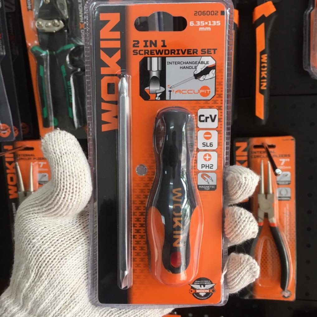 Tua vít 2 đầu tiện dụng WOKIN 206002 - Hàng chính hãng