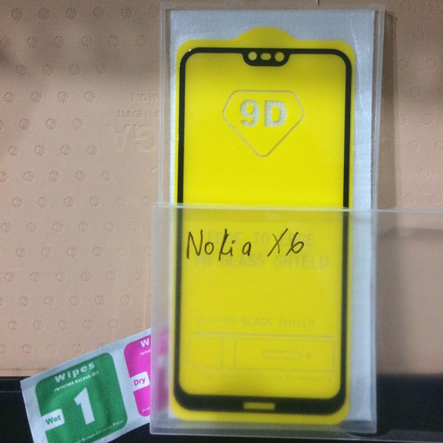 Kính cường lực 9D Nokia X6 / Nokia 6.1 Plus Full keo màn hình cao cấp