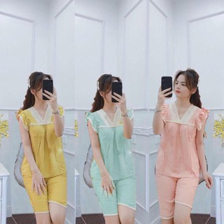 Set Bộ Vải Đũi Trẻ Trung Hot SBDD_002
