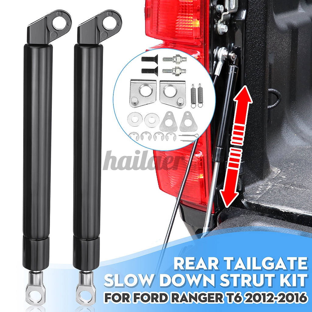 Bộ thanh chống cốp sau xe hơi Ford Ranger T6 2012-2016 có phụ tùng tiện dụng