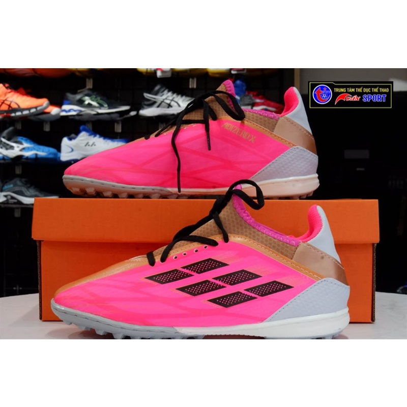 Giày đá bóng X SPEED WINBRO - HỒNG XÁM(size38-43)