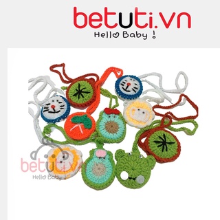 Túi tỏi bằng len có dây đeo cho bé sơ sinh