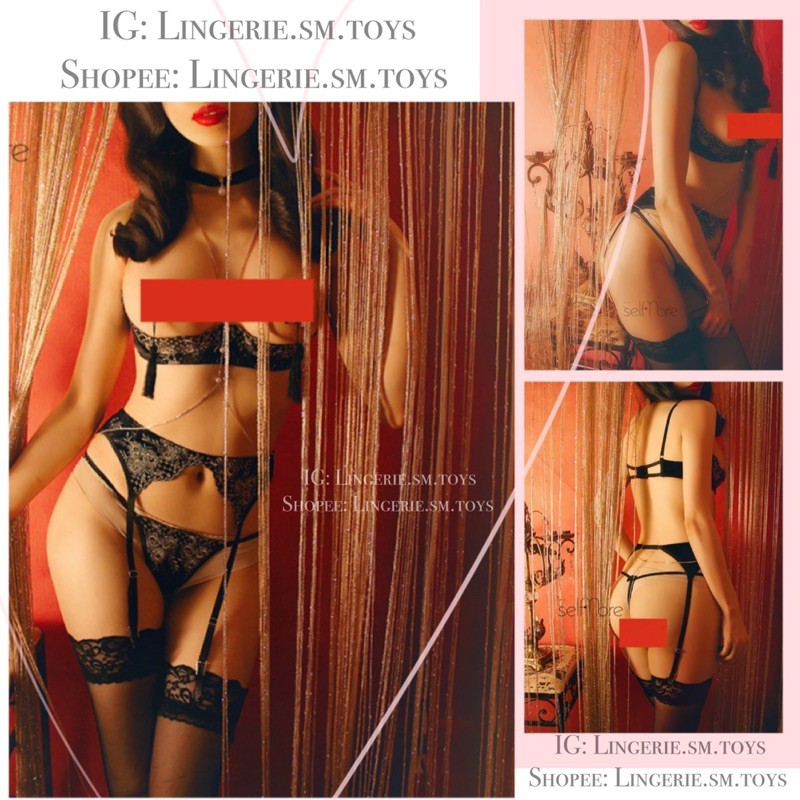 ROMANTIC LACE BRA SET | Cúp Ngực Gọng Ren Hoa Thêu Gợi Cảm Sexy | Nội Y Cao Cấp