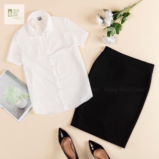 Sơ mi nữ cộc tay dáng basic