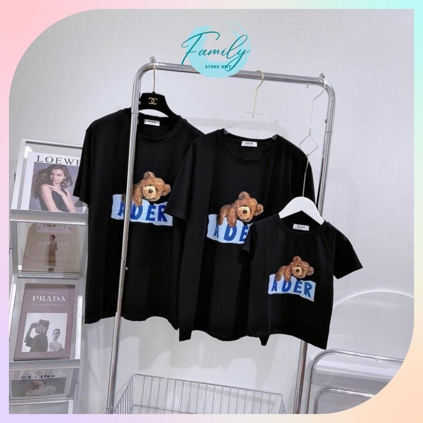 Áo gia đình 3/4/5 người mẫu gấu ader dễ thương. Family store