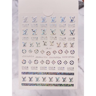 sticker 3d thương hiệu màu ab dán móng tay nail