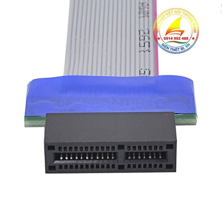 Cáp PCI-E Riser 1X 20cm - Nối dài khe PCI-Express 1X trên Mainboar. Giúp dễ dàng lắp đặt thêm Card PCI-E cho máy tính PC