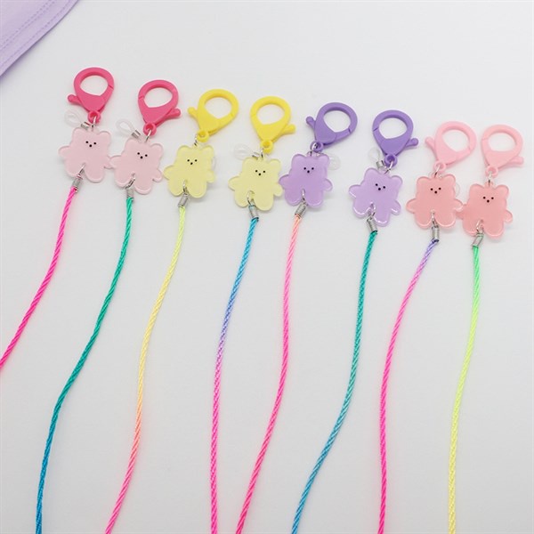 Dây đeo khẩu trang charm gấu nhiều mẫu dễ thương, cute