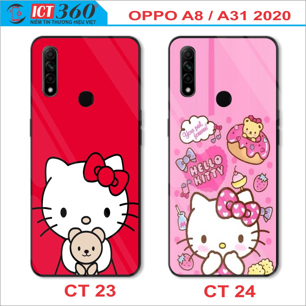 Ốp Lưng Kính OPPO A31 / A8 in Hình 3D - in theo yêu cầu