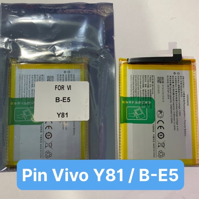 Pin chính hãng Vivo Y81, Y81s, Y81i, Y83, Y83s, Y83 Pro B-E5, 3260mAh / Có bảo hành