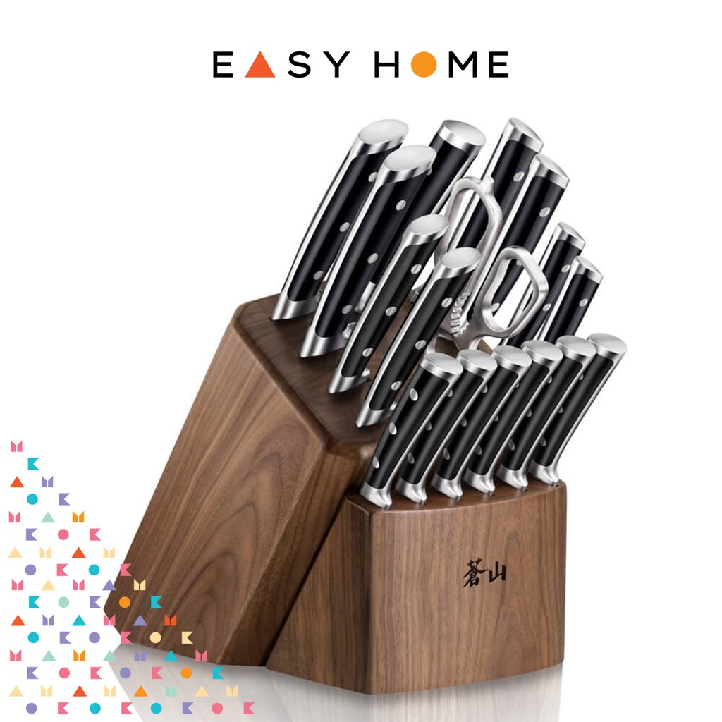 Dao Bếp Thép ĐỨC  CANGSHAN CUTLERY S1 Series Thép Đức Chính Hiệu