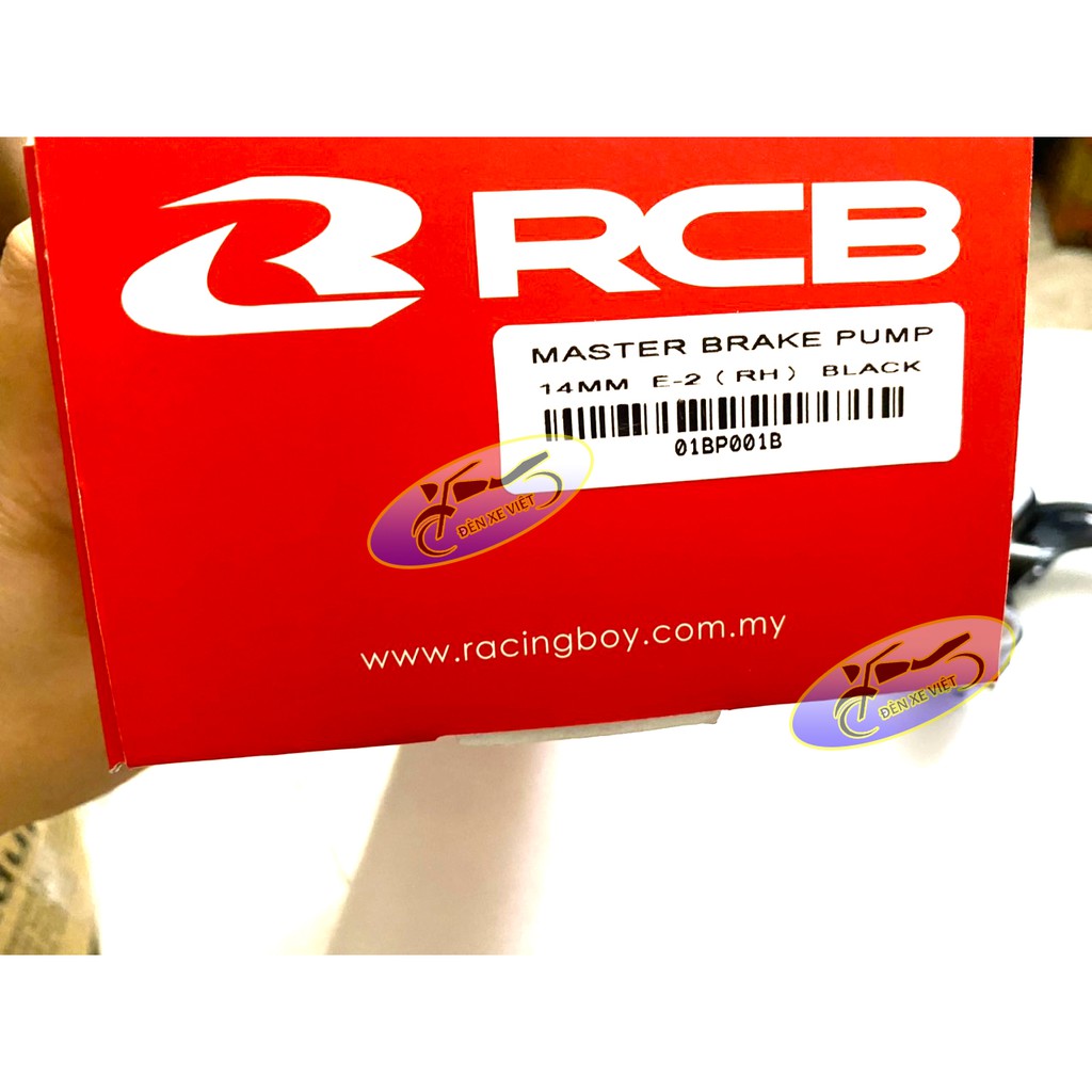 [CHÍNH HÃNG] Tay phanh tay thắng bình dầu liền hãng RCB 14mm lắp hầu hết mọi loại xe máy dùng phanh thắng đĩa trước