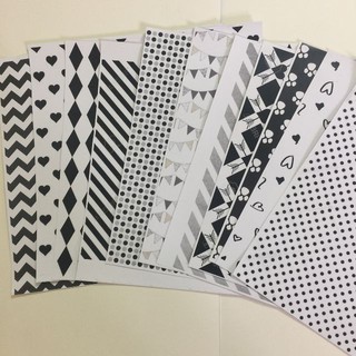 [CÓ SẴN] BỘ GIẤY HỌA TIẾT LÀM SCRAPBOOK