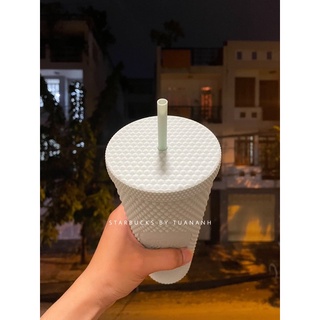 [Chính hãng] Ly Starbucks Studded Matte Mint Grande/Venti