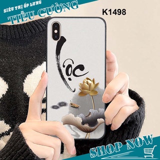 Ốp iPhone X / XS / XR / XS MAX in hình thư pháp ca dao vợ chồng tài lộc siêu đẹp