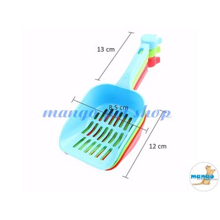 Xẻng nhựa hót phân mèo