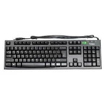 Bàn phím có dây Fuhlen L411 Đen - Hàng chính hãng