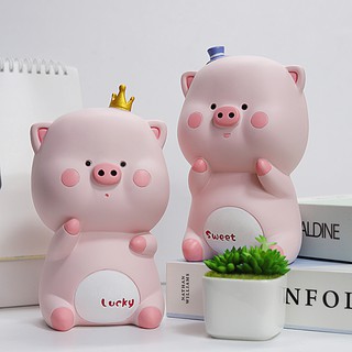 Ống tiết kiệm hình chú heo ngộ nghĩnh phong cách Hàn Quốc cho bé