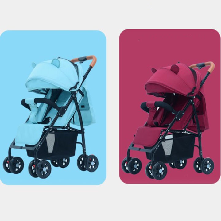 Xe đẩy em bé - xe đẩy trẻ em gấp gọn, đẩy 2 chiều, có tư thế nằm phù hợp với bé từ 0-3 tuổi