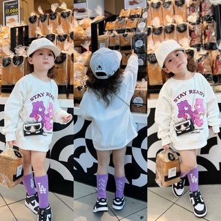 Áo nỉ cổ tròn gấu ready cho bé , áo sweater trẻ em , Kid_genZ