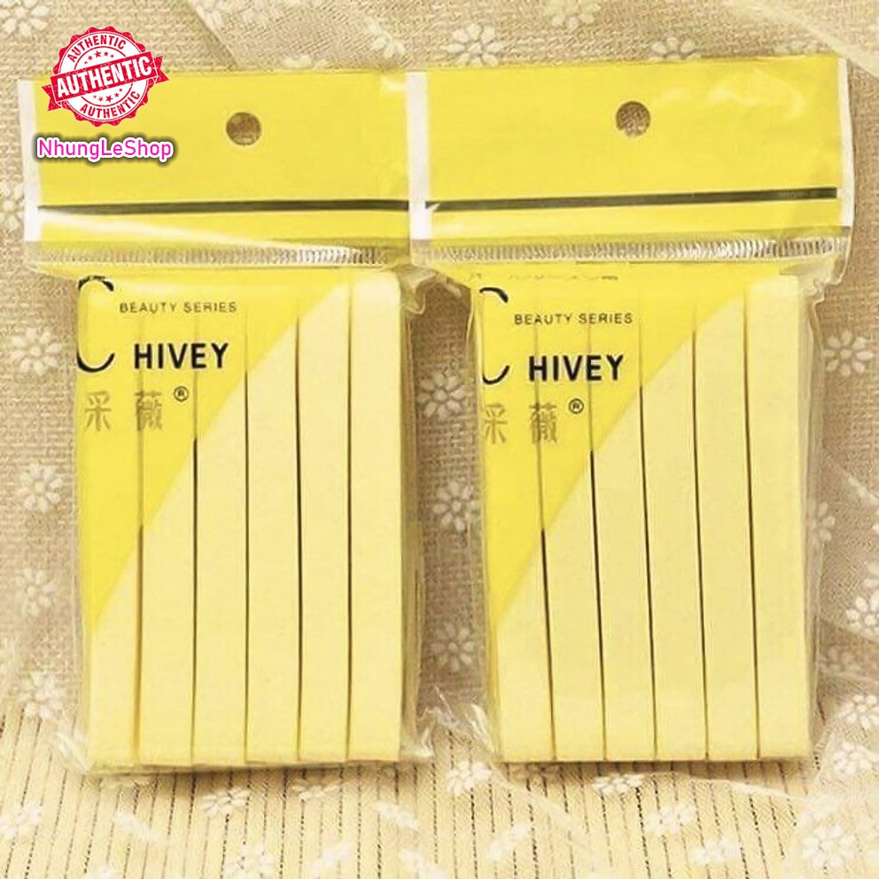 Hot Bọt biển - Bông nở rửa mặt Chivey 12 miếng  Miếng mút rửa mặt