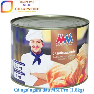 Cá ngừ ngâm dầu mm pro 1.8kg - cheap&fine