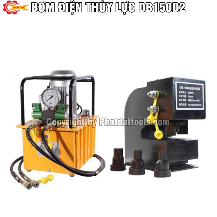Bơm Điện Thủy Lực DB150D2-Van từ 2 đường dầu-Công suất 1500W-Bảo hành 6 tháng