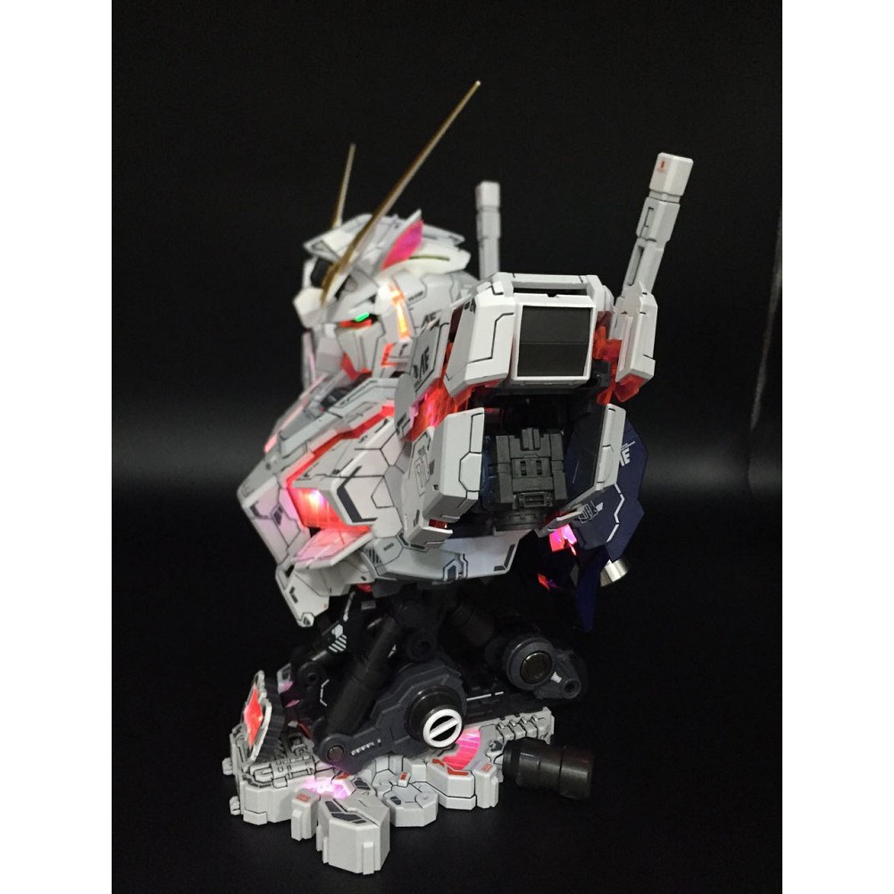 Mô Hình lắp ráp Gundam Model 1/35 UNICORN HEAD BUST kèm decal