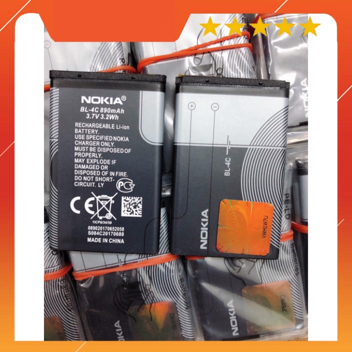 Pin  BL 5c  1020 Mah,  hàng 2 ic chống phù, bảo hành 12 tháng