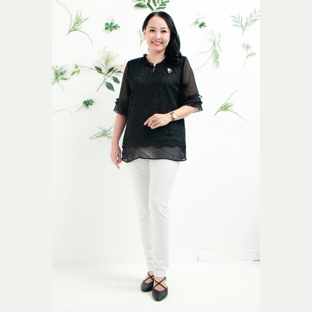 Madam Sotoni - Thời trang trung niên - Áo kiểu nữ trung niên - RVGD1101