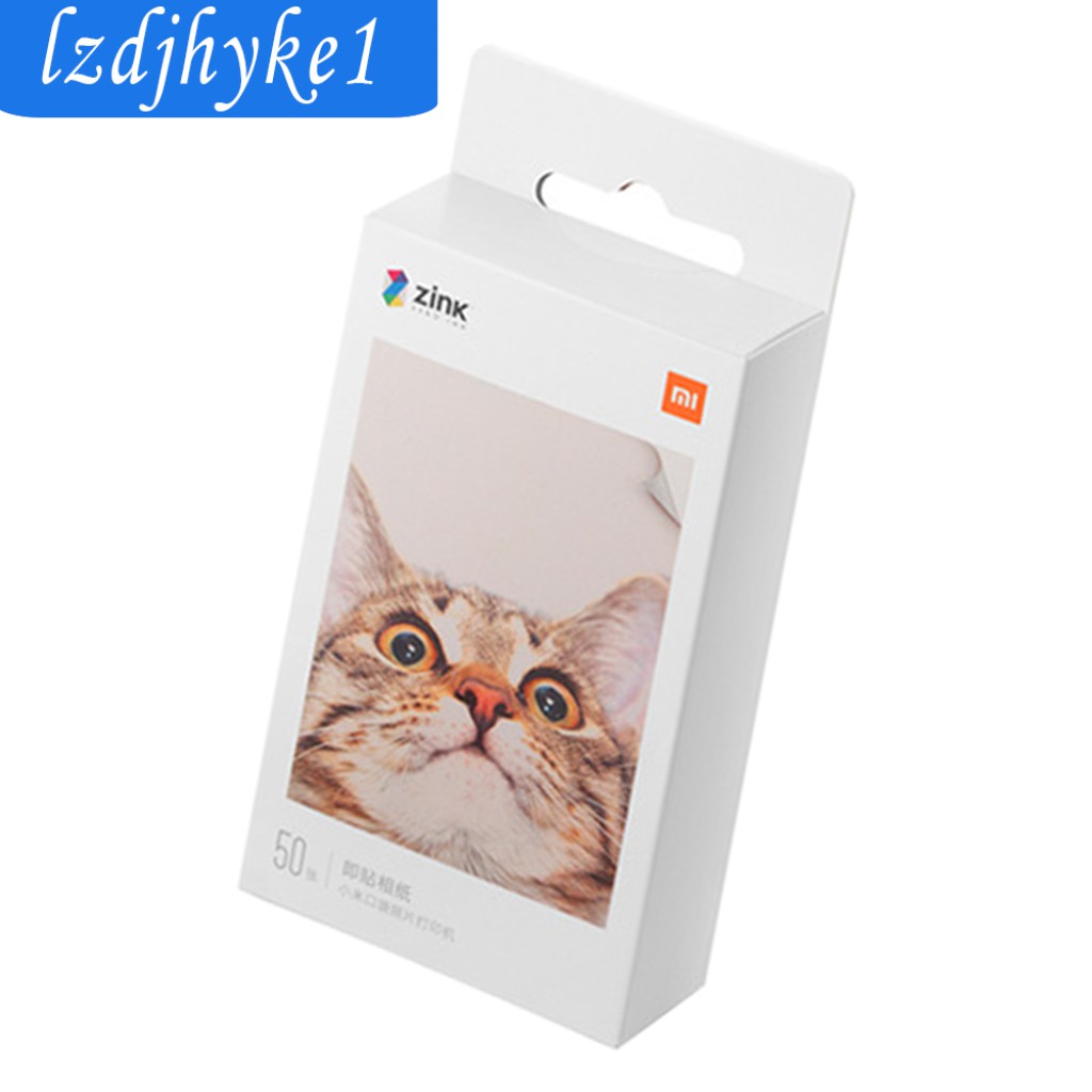 Set 50 Tờ Giấy Bóng Ảnh 2x3" Cho Máy In Xiaomi Mi Ar